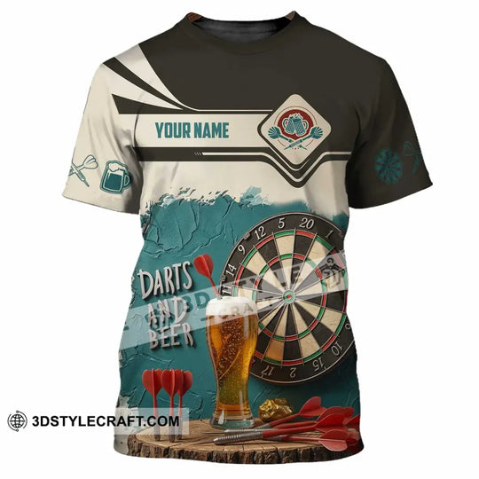 Unisex Shirt - Custom Darts And Beer 3D Shirt style option 4