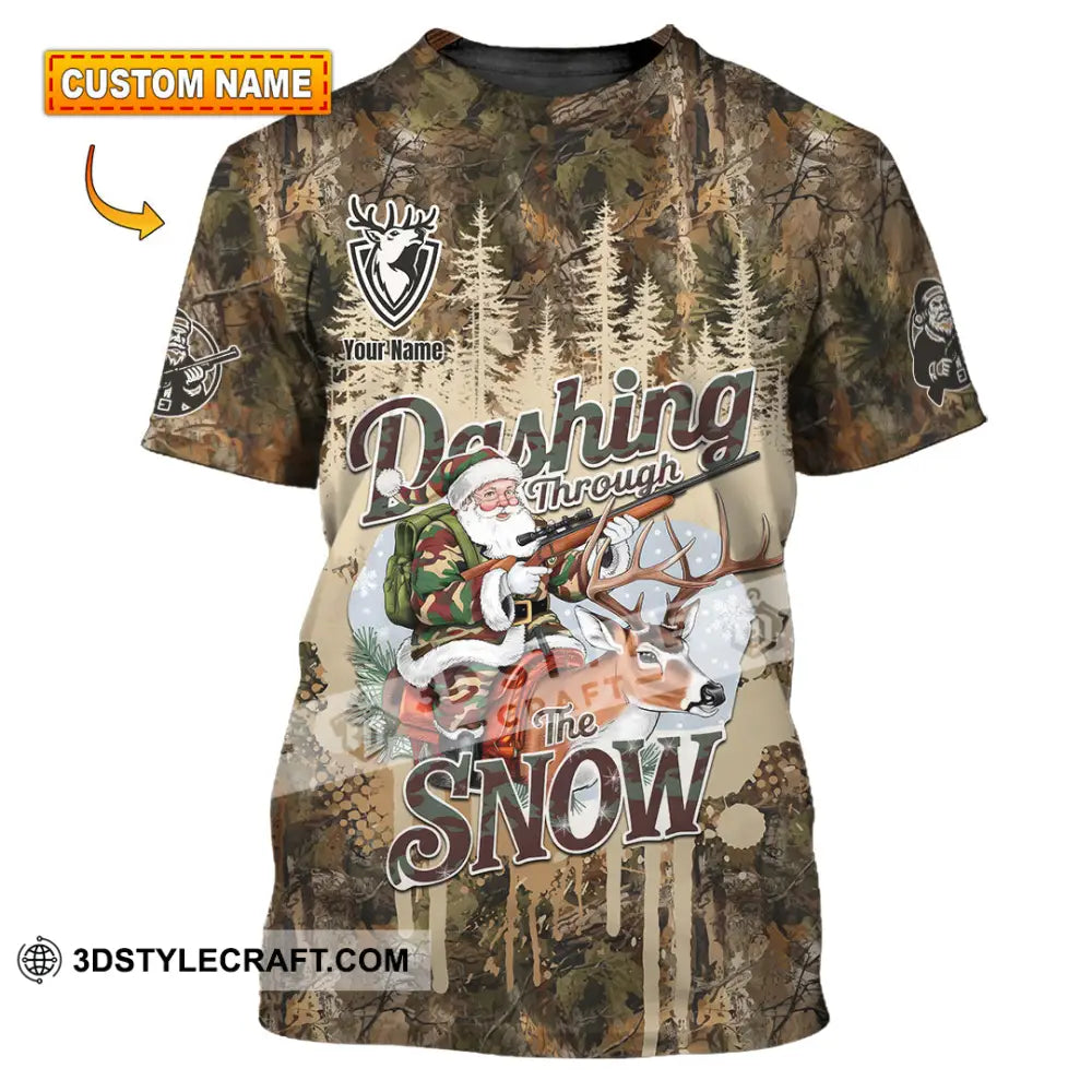 Unisex Shirt - Custom Dashing Through The Snow Shirt T-shirt