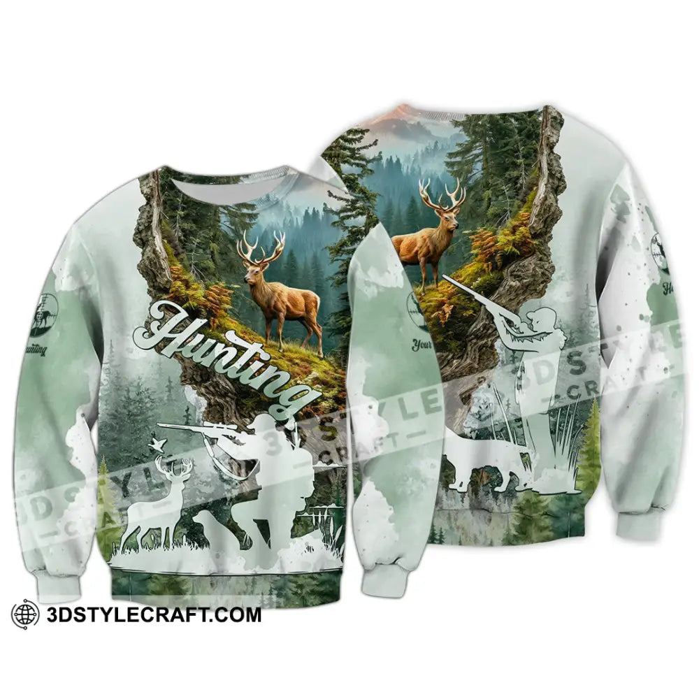 Unisex Shirt - Custom Deer Hunting Shirt Long Sleeve / S T-shirt