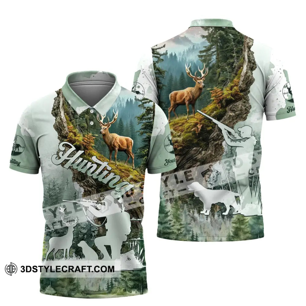 Unisex Shirt - Custom Deer Hunting Shirt Polo Shirt / S T-shirt
