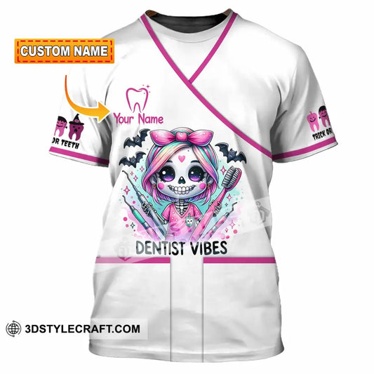 Unisex Shirt - Custom Dentist Halloween Vibes Shirt T-shirt