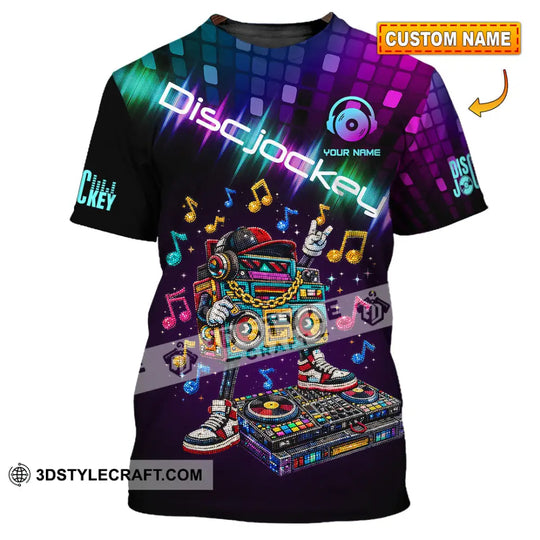 Unisex Shirt - Custom Disc Jockey 3D Shirt style option 1