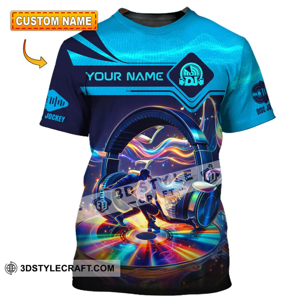 Unisex Shirt - Custom Disc Jockey 3D Shirt T-shirt