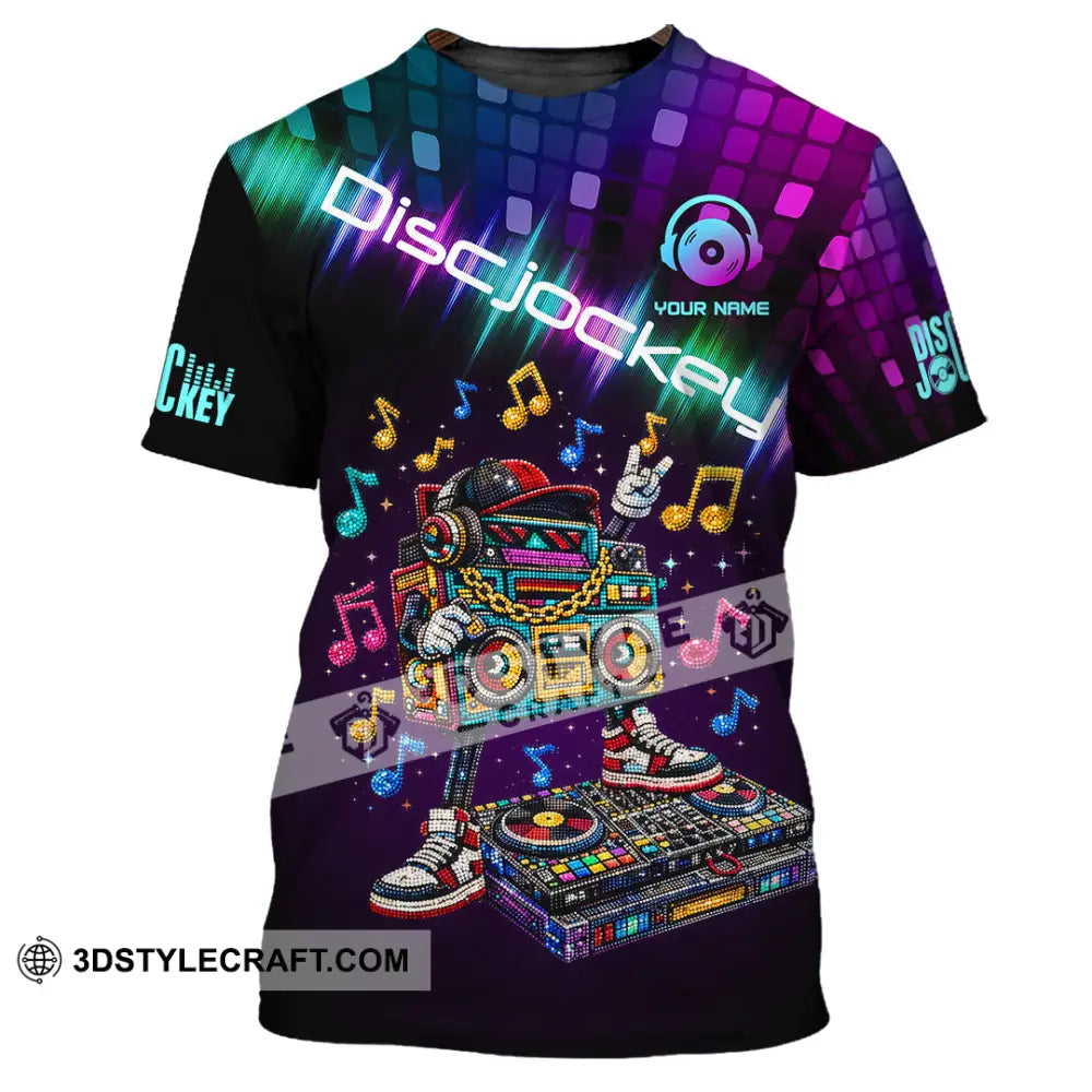 Unisex Shirt - Custom Disc Jockey 3D Shirt T-Shirt / S T-shirt