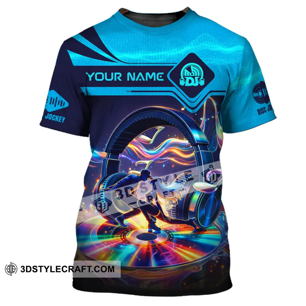 Unisex Shirt - Custom Disc Jockey 3D Shirt T-Shirt / S T-shirt