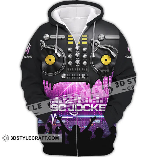 Unisex Shirt - Custom Disc Jockey 3D Shirt style option 2