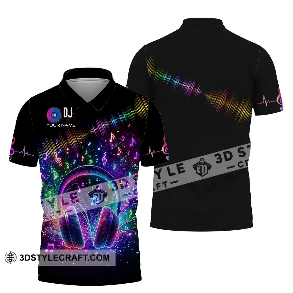 Unisex Shirt - Custom Disc Jockey DJ Shirt Polo Shirt / S T-shirt