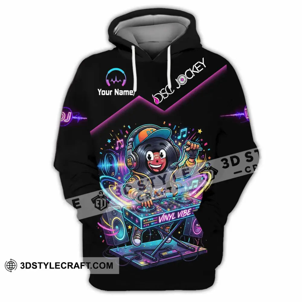 Unisex Shirt - Custom Disc Jockey Shirt - Hoodie / S - T-shirt