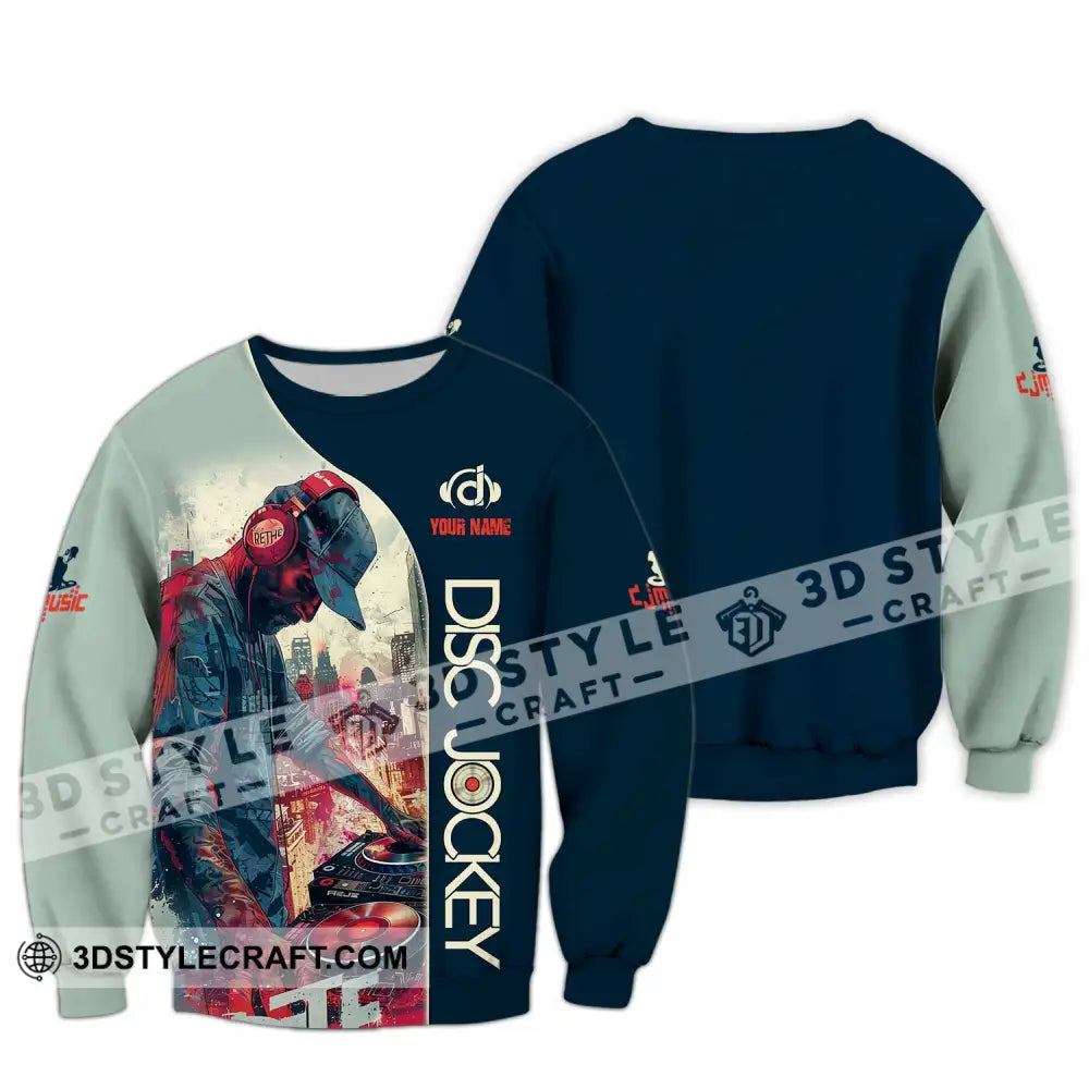 Unisex Shirt - Custom Disc Jockey Shirt Long Sleeve / S T-shirt