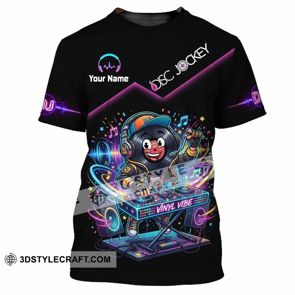 Unisex Shirt - Custom Disc Jockey Shirt - T-Shirt / S - T-shirt