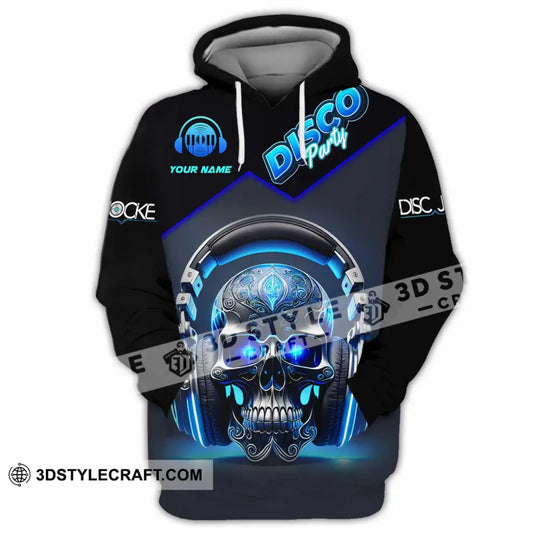 Unisex Shirt - Custom Disco Party Skull Shirt style option 3