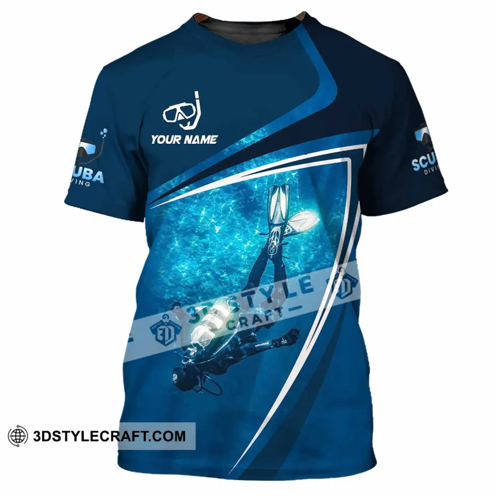 Unisex Shirt - Custom Diving 3D Shirt T-Shirt / S T-shirt