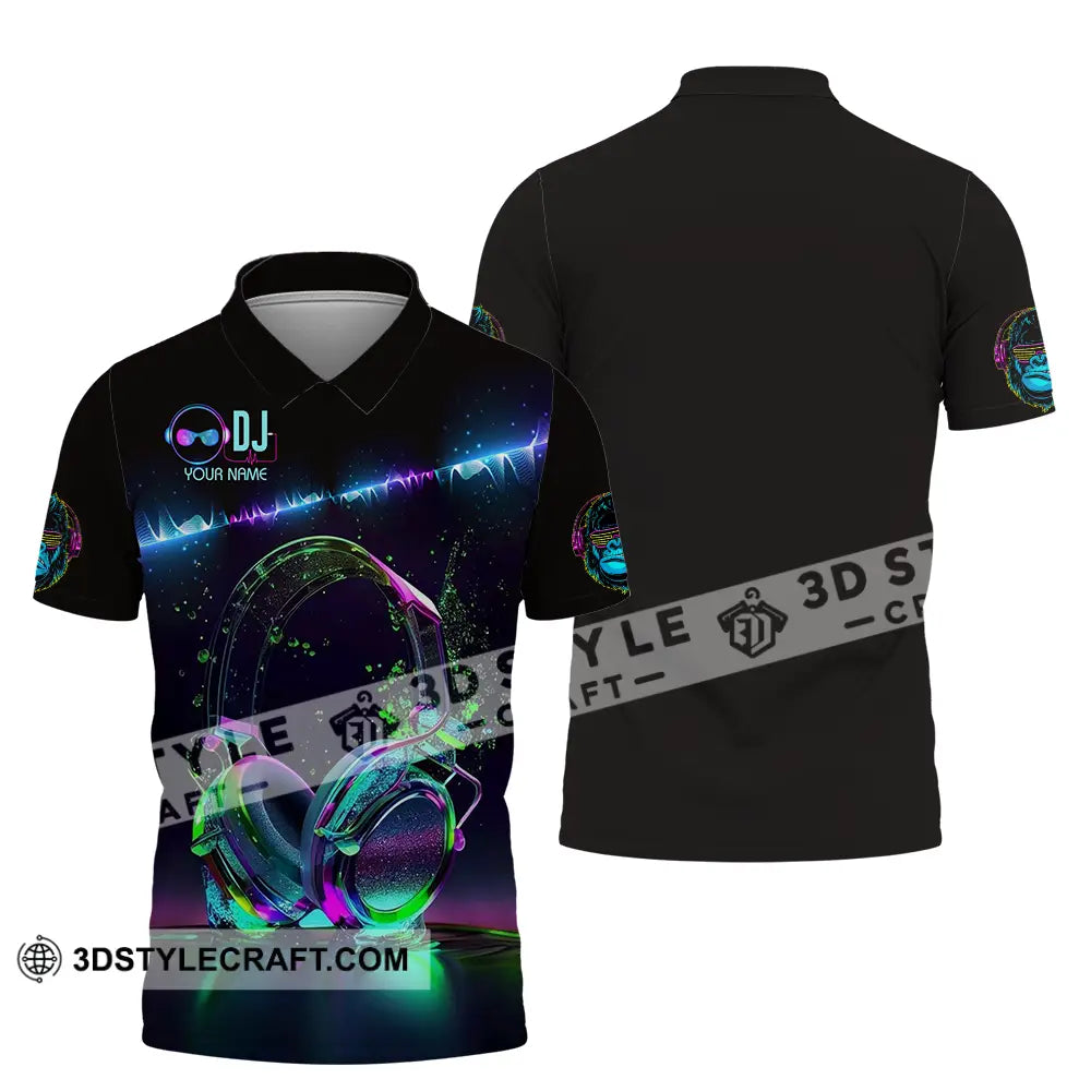 Unisex Shirt - Custom DJ 3D Shirt Polo Shirt / S T-shirt