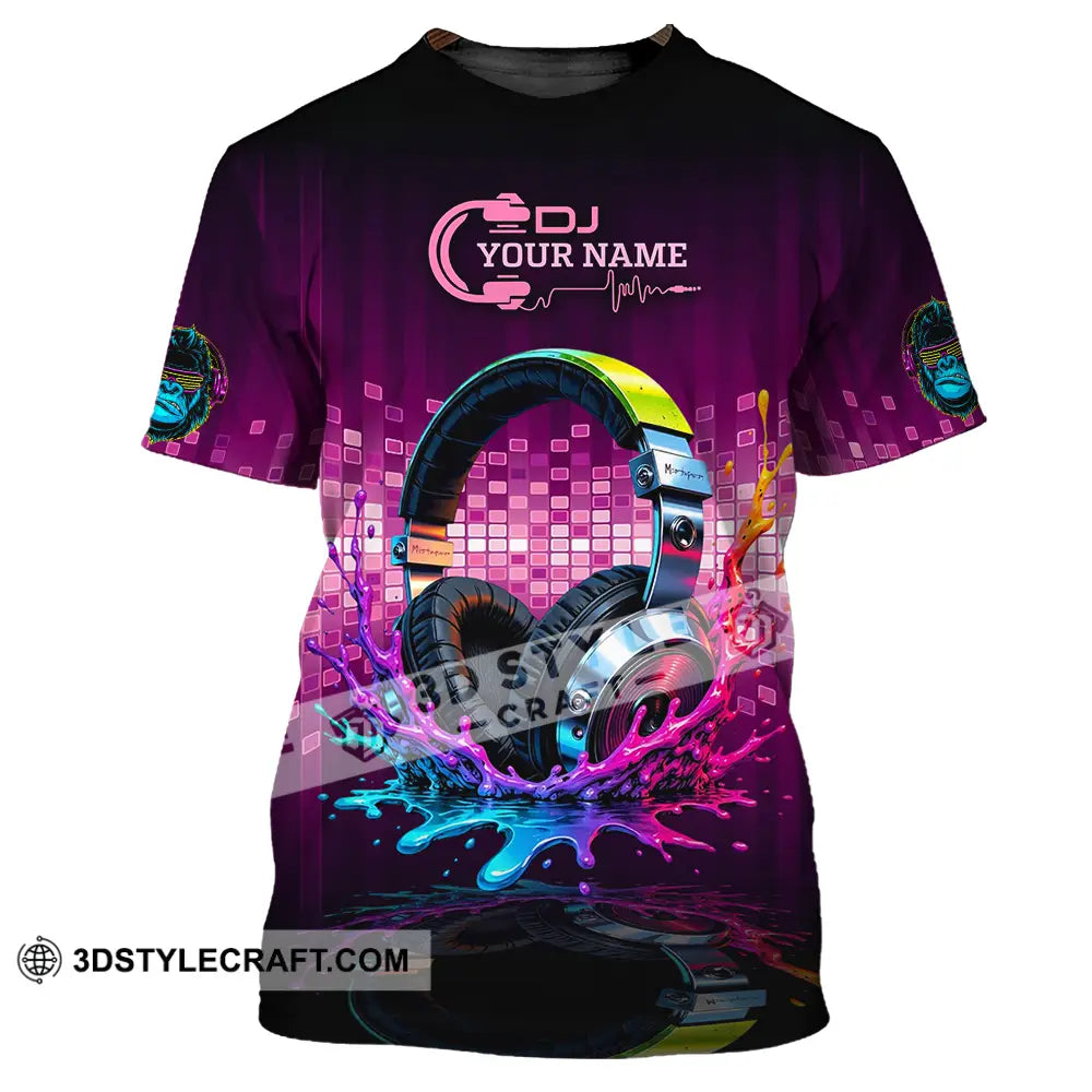 Unisex Shirt - Custom DJ 3D Shirt T-Shirt / S T-shirt