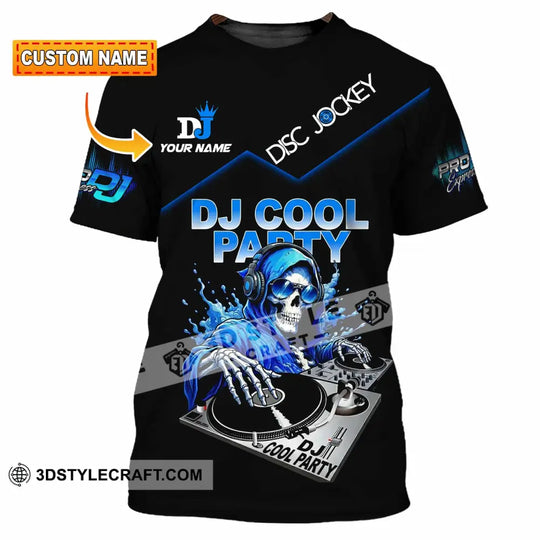 Unisex Shirt - Custom DJ Cool Party 3D Shirt style option 2