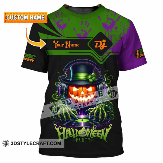 Unisex Shirt - Custom DJ Halloween Party Shirt style option 1