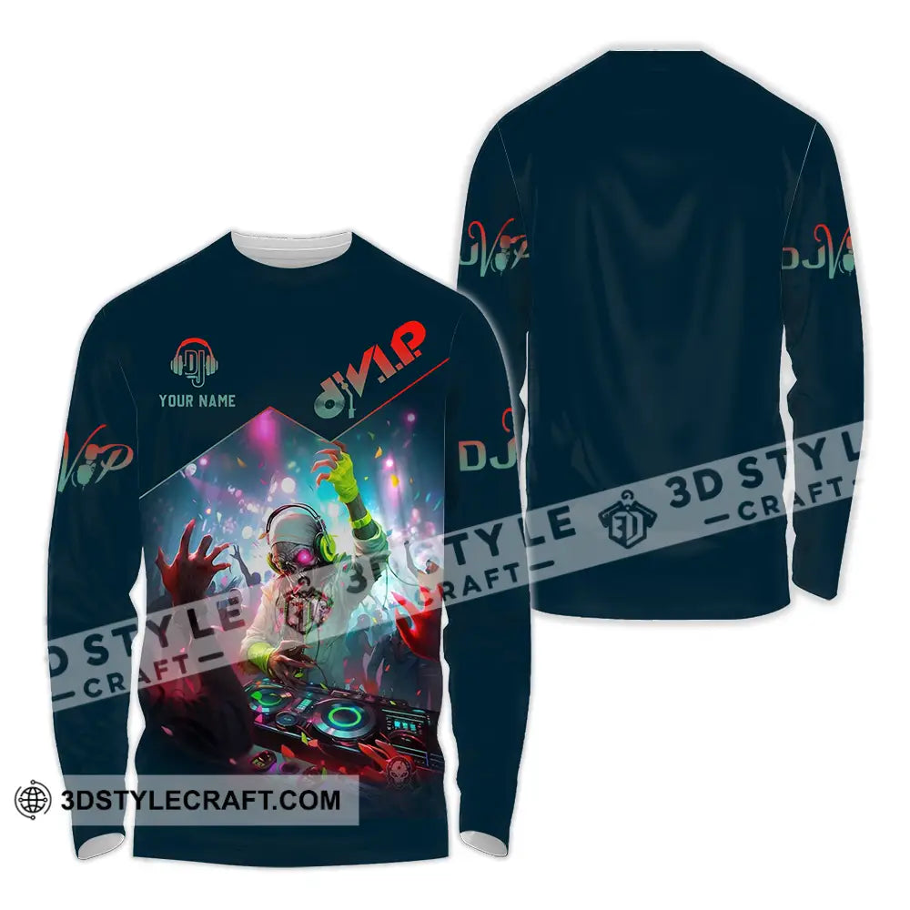 Unisex Shirt Custom DJ Shirt Long Sleeve Shirt / S T shirt
