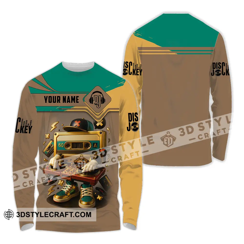 Unisex Shirt Custom DJ Shirt Long Sleeve Shirt / S T shirt