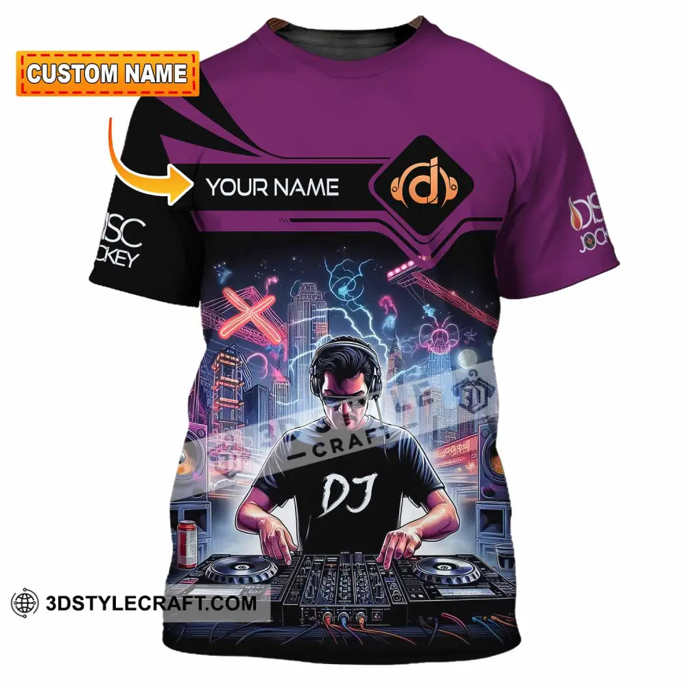 Unisex Shirt - Custom DJ Man Shirt T-shirt
