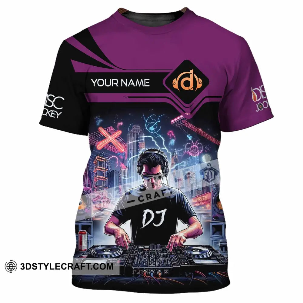 Unisex Shirt - Custom DJ Man Shirt T-Shirt / S T-shirt