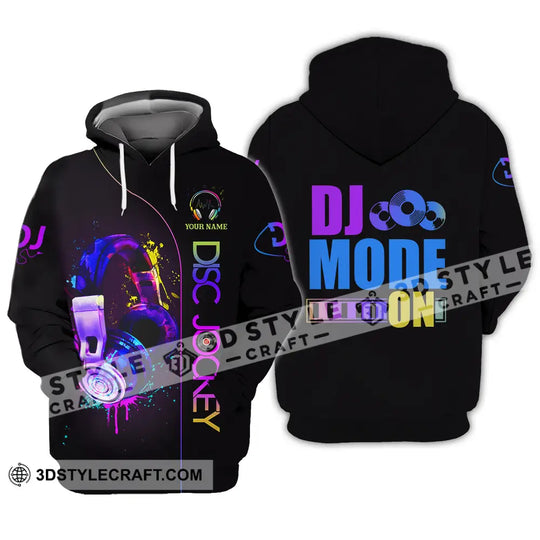 Unisex Shirt - Custom DJ Mode On Shirt style option 3