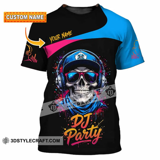 Unisex Shirt - Custom DJ Party 3D Shirt style option 1