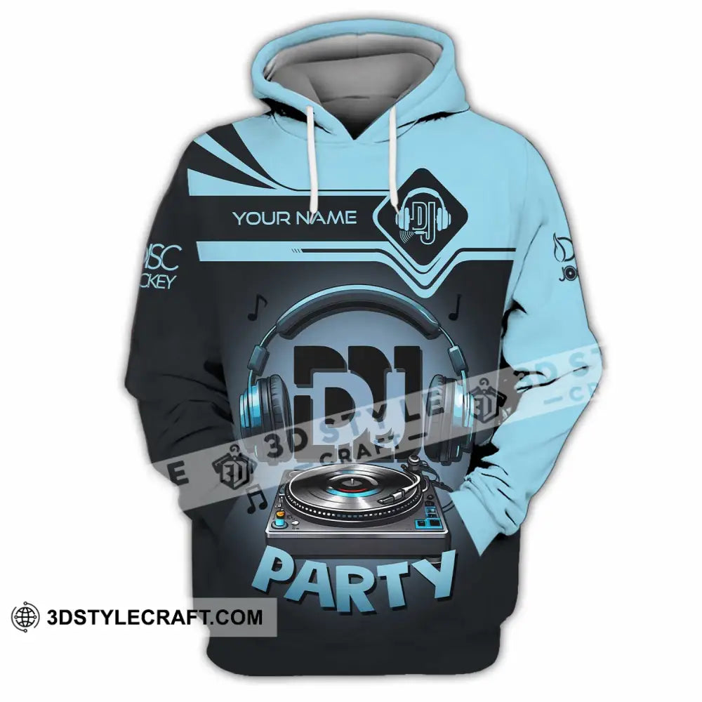 Unisex Shirt - Custom DJ Party Shirt Hoodie / S T-shirt