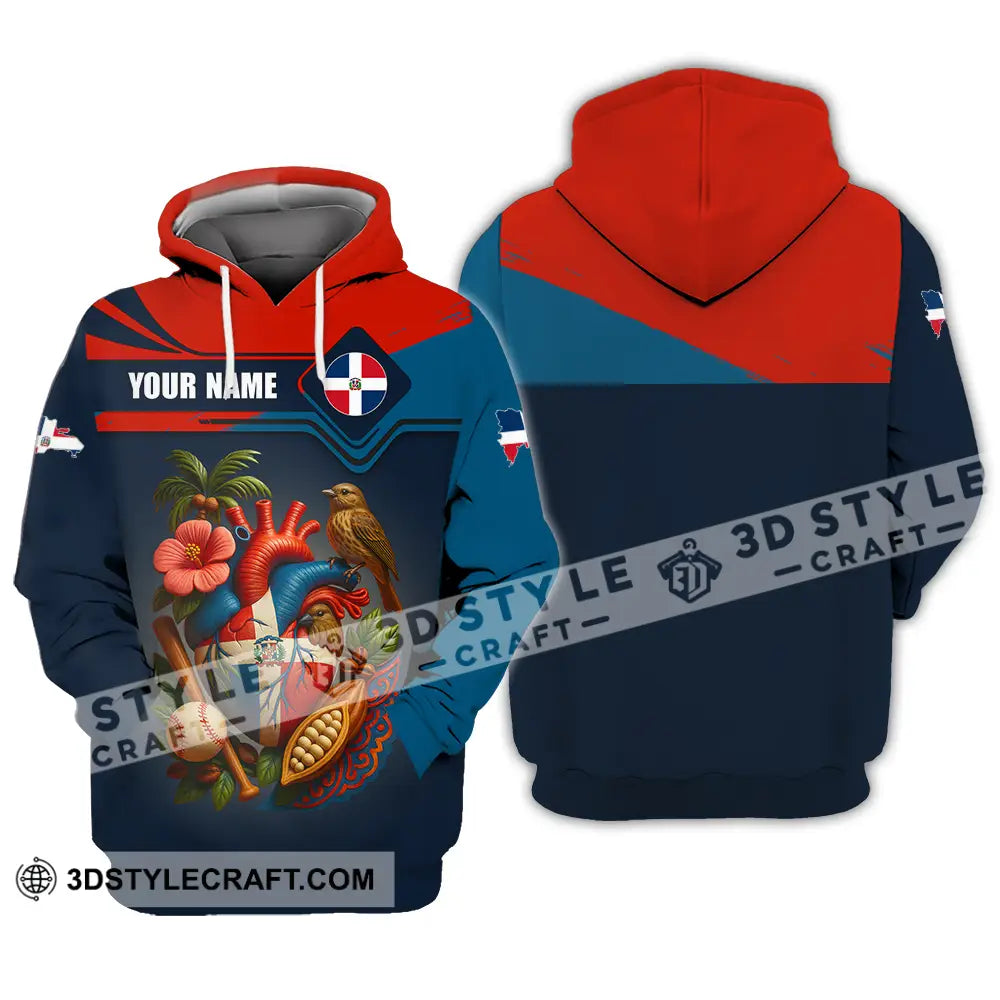 Unisex Shirt Custom Dominican Republic Shirt Hoodie / S T shirt