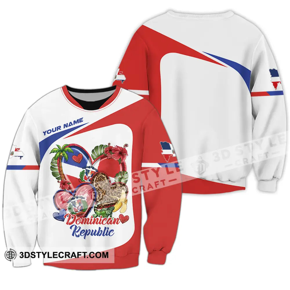 Unisex Shirt - Custom Dominican Republic Shirt Long Sleeve / S T-shirt