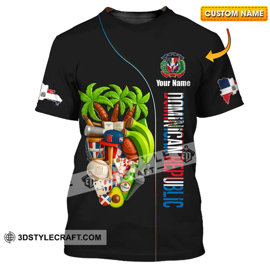 Unisex Shirt - Custom Dominican Republic Shirt style option 1
