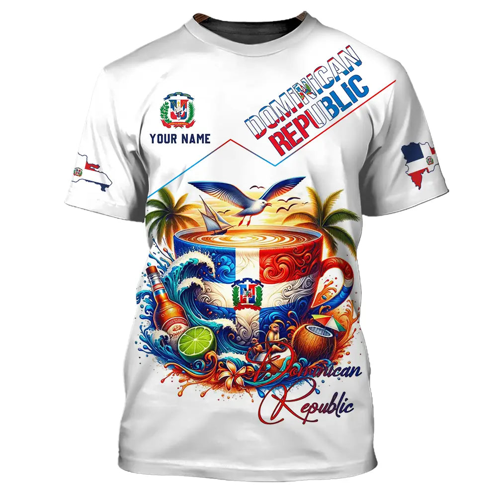 Unisex Shirt - Custom Dominican Republic Shirt T-Shirt / S T-shirt