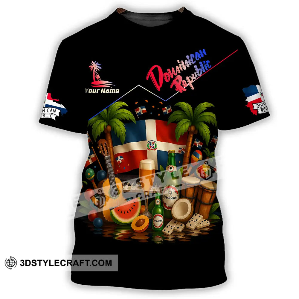 Unisex Shirt - Custom Dominican Republic Shirt T-Shirt / S T-shirt