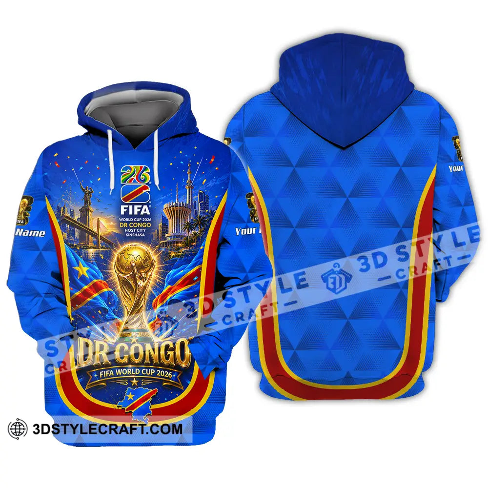 Unisex Shirt - Custom Dr Congo World Cup 2026 Shirt - Hoodie / S - T-shirt