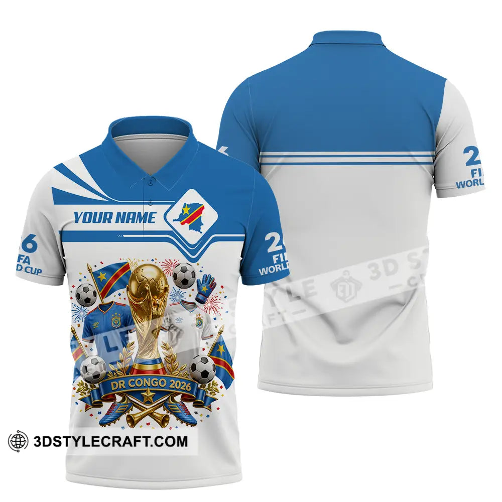 Unisex Shirt - Custom Dr Congo World Cup 2026 Shirt - Polo Shirt / S - T-shirt