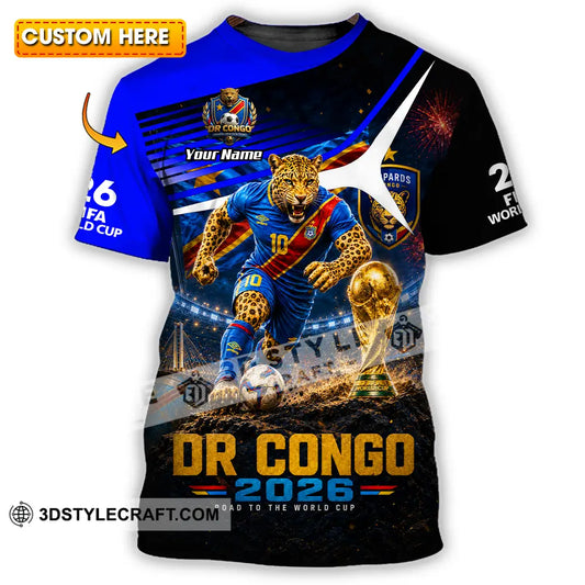 Unisex Shirt - Custom Dr Congo World Cup 2026 Shirt - T-shirt