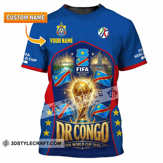 Unisex Shirt - Custom Dr Congo World Cup 2026 Shirt - T-shirt