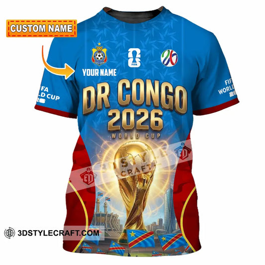 Unisex Shirt - Custom Dr Congo World Cup 2026 Shirt - T-shirt