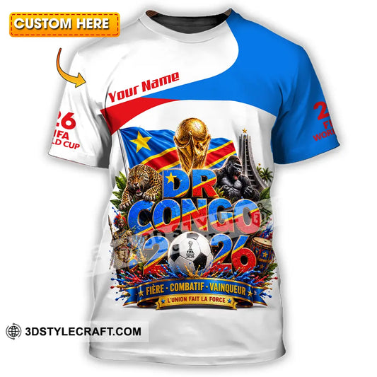 Unisex Shirt - Custom Dr Congo World Cup 2026 Shirt - T-shirt