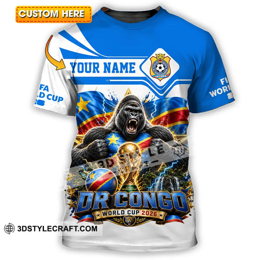 Unisex Shirt - Custom Dr Congo World Cup 2026 Shirt - T-shirt