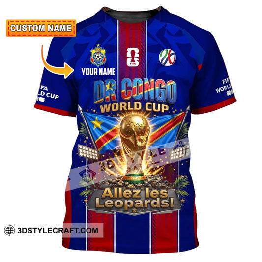 Unisex Shirt - Custom Dr Congo World Cup 2026 Shirt - T-shirt