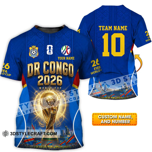 Unisex Shirt - Custom Dr Congo World Cup 2026 Shirt - T-shirt