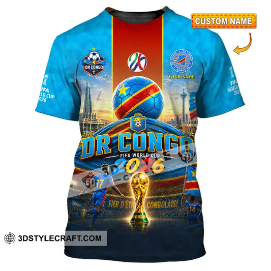 Unisex Shirt - Custom Dr Congo World Cup 2026 Shirt - T-shirt