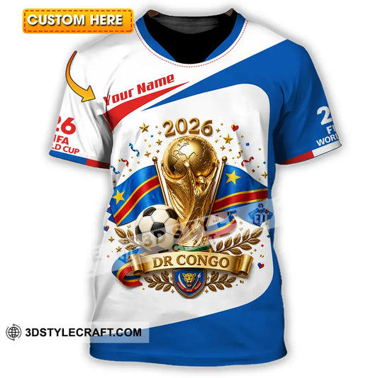 Unisex Shirt - Custom Dr Congo World Cup 2026 Shirt - T-shirt