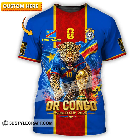 Unisex Shirt - Custom Dr Congo World Cup 2026 Shirt - T-shirt
