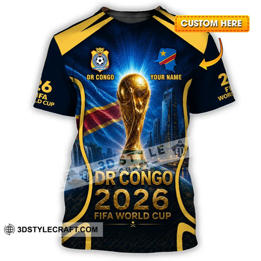 Unisex Shirt - Custom Dr Congo World Cup 2026 Shirt - T-shirt