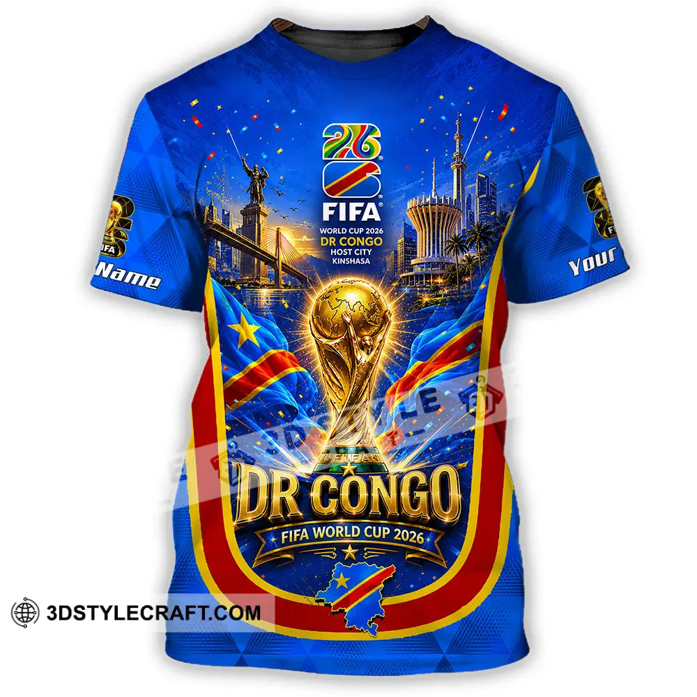 Unisex Shirt - Custom Dr Congo World Cup 2026 Shirt - T-Shirt / S - T-shirt
