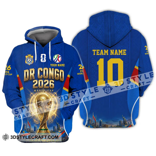 Unisex Shirt - Custom Dr Congo World Cup 2026 Shirt style option 3