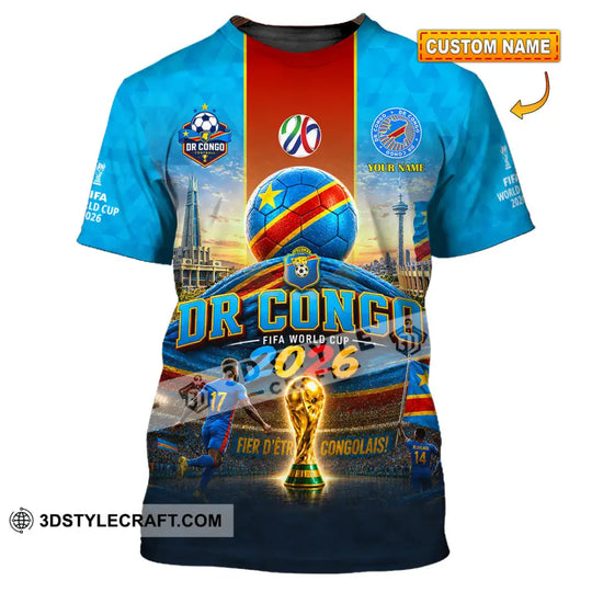Unisex Shirt - Custom Dr Congo World Cup 2026 Shirt style option 1