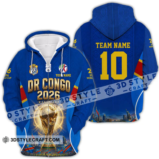 Unisex Shirt - Custom Dr Congo World Cup 2026 Shirt style option 4