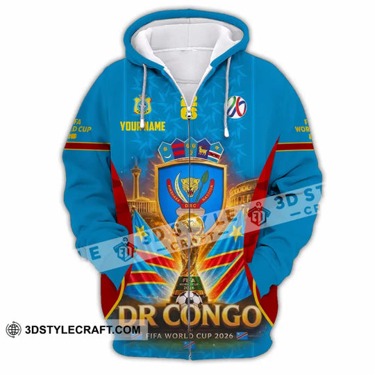 Unisex Shirt - Custom Dr Congo World Cup 2026 Shirt style option 3